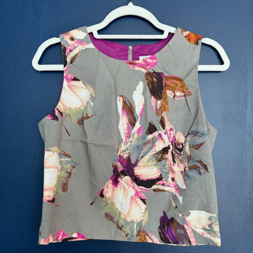 Trina Turk Floral Sleeveless Top/Shell (Size O)